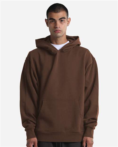 Unisex Max Heavy Fleece Garment-Dyed Hooded Sweatshirt - Mocha