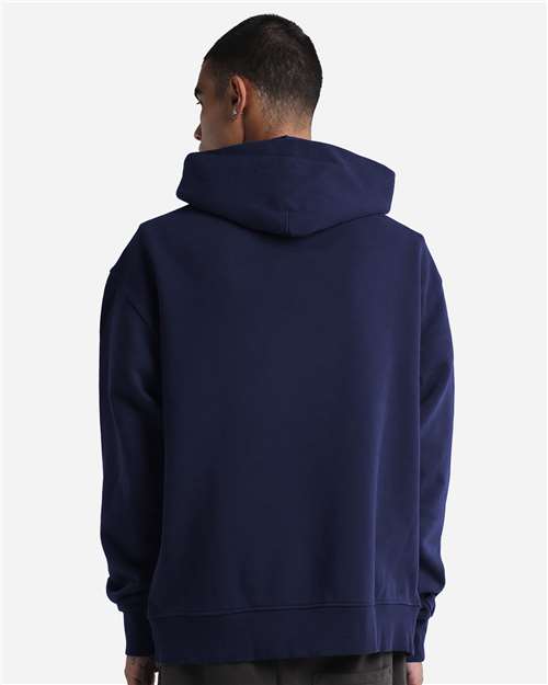 Unisex Max Heavy Fleece Garment-Dyed Hooded Sweatshirt - Navy