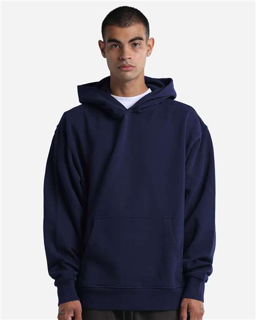 Unisex Max Heavy Fleece Garment-Dyed Hooded Sweatshirt - Navy