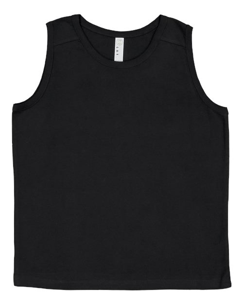 Youth Fine Jersey Tank Top - Black