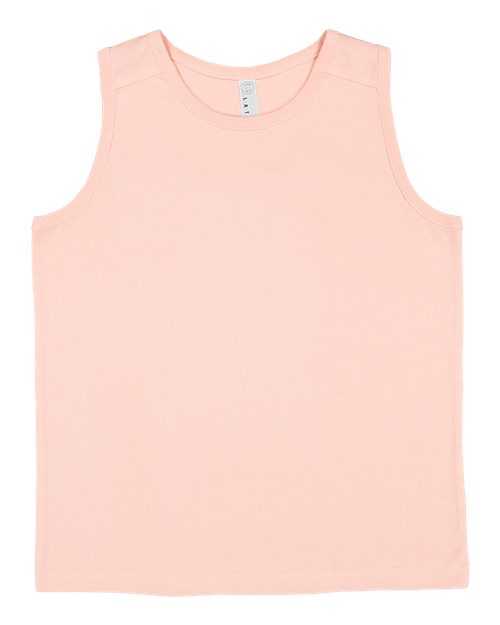 Youth Fine Jersey Tank Top - Blush