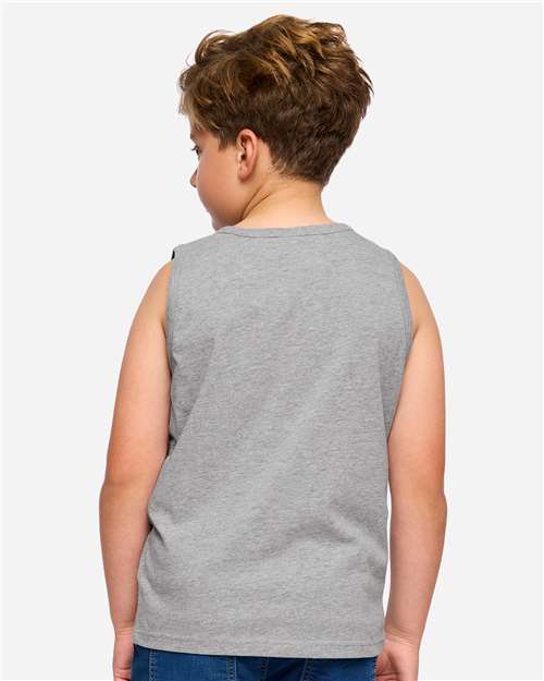 Youth Fine Jersey Tank Top - Heather
