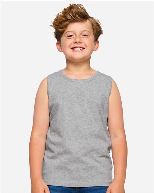 Youth Fine Jersey Tank Top - Heather