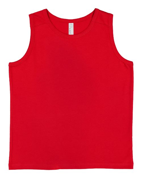 Youth Fine Jersey Tank Top - Red