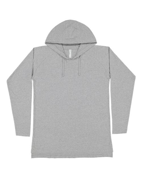 Men's Fine Jersey Hooded Long Sleeve Raglan T-Shirt - Heather