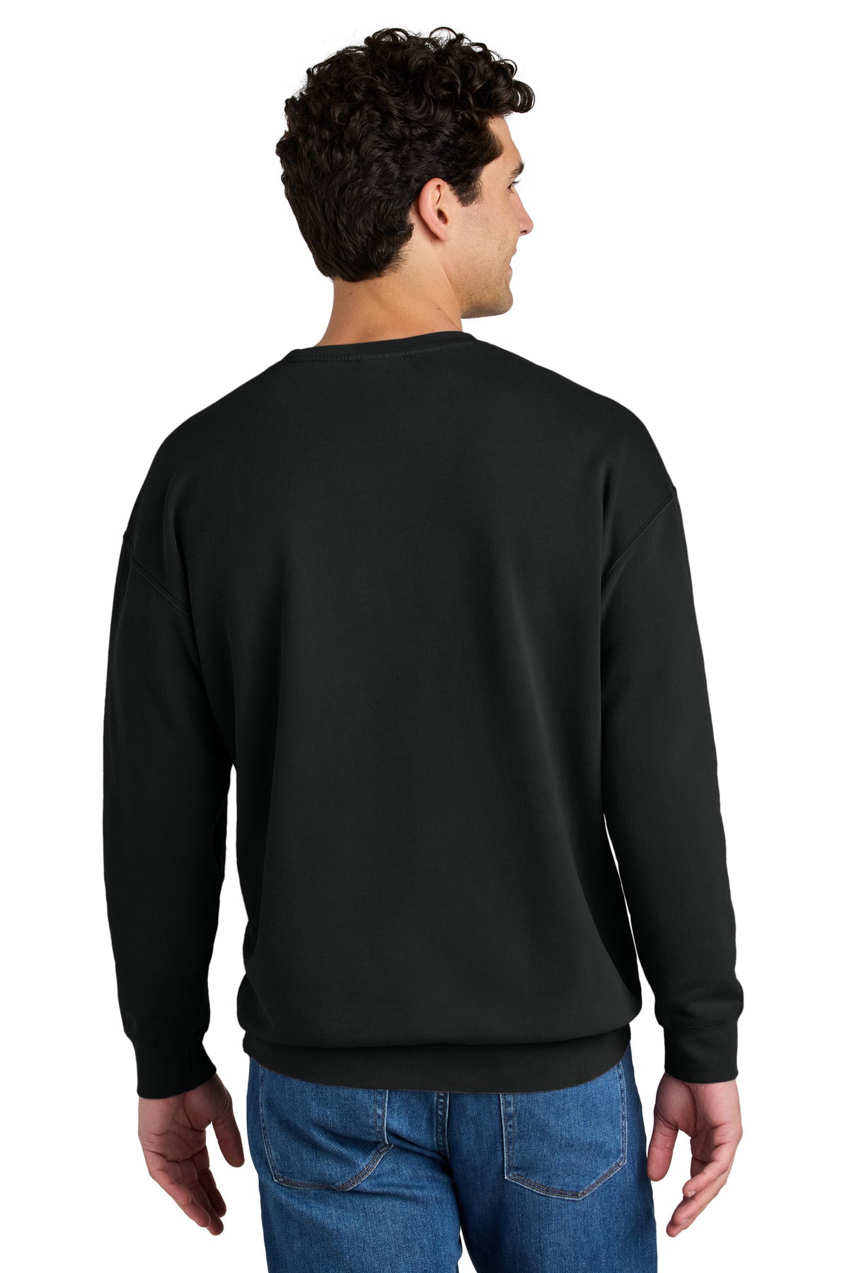 Comfort Colors Lightweight Crewneck Sweatshirt - Black