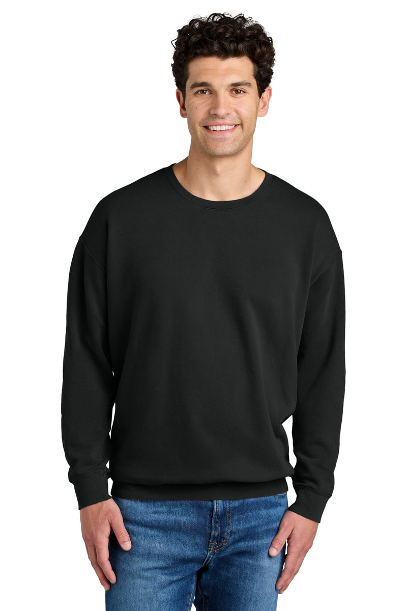 Comfort Colors Lightweight Crewneck Sweatshirt - Black