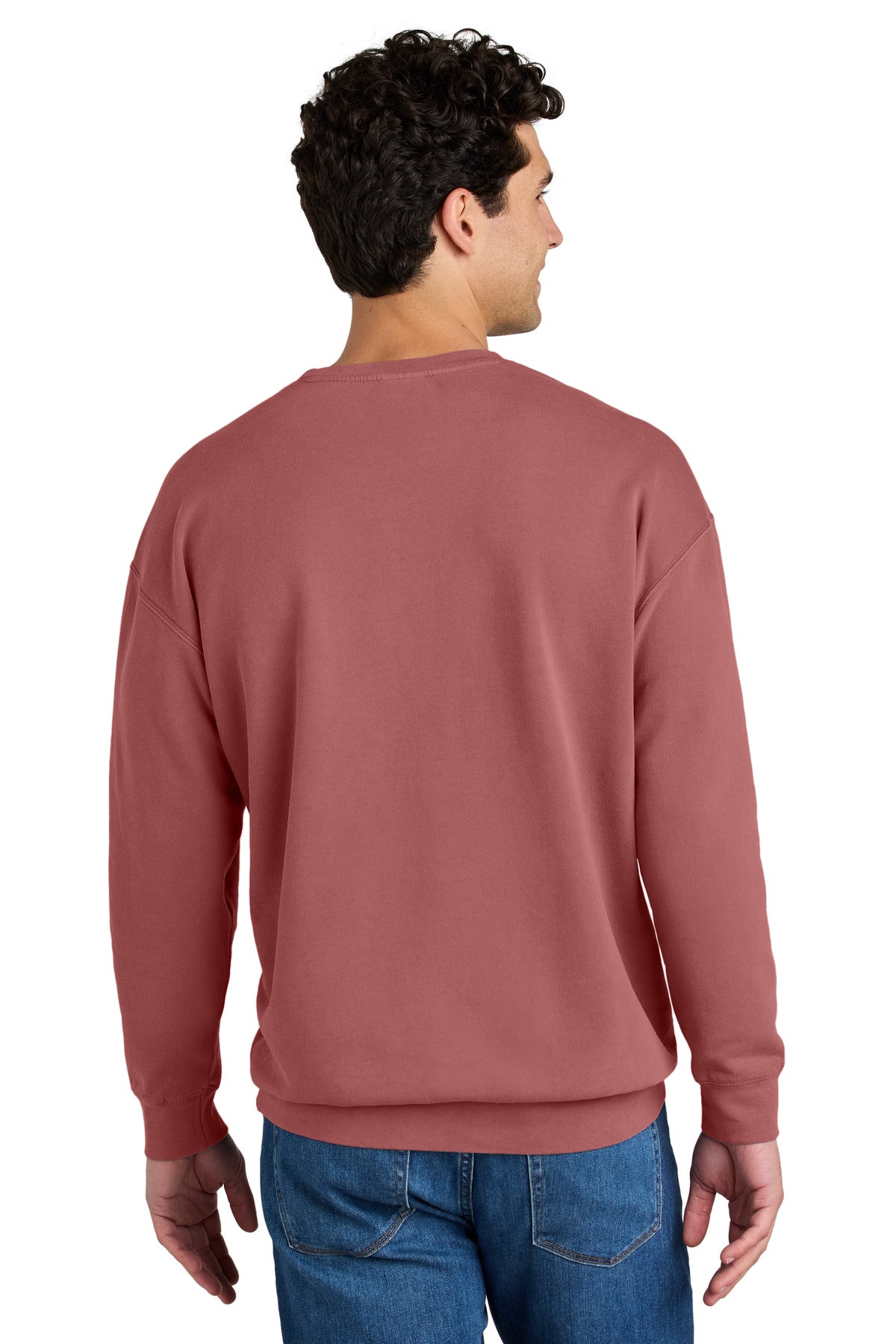 Comfort Colors Lightweight Crewneck Sweatshirt - Crimson