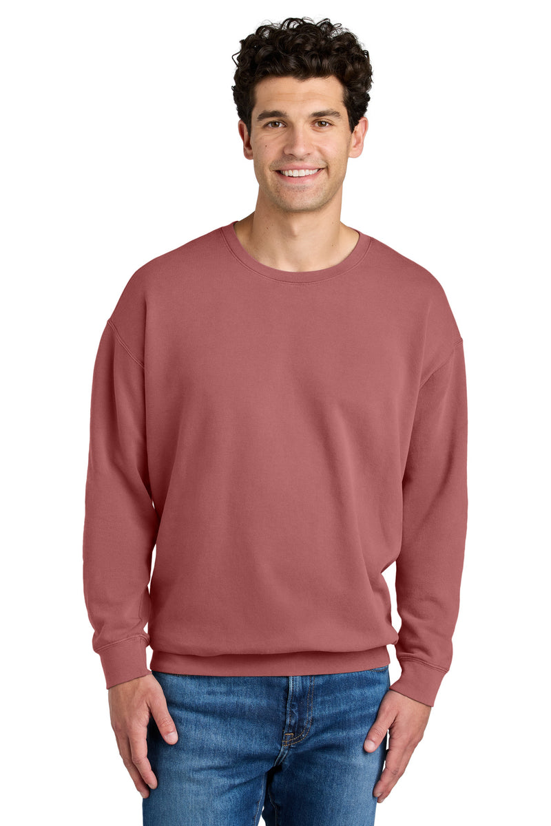 Comfort Colors Lightweight Crewneck Sweatshirt - Crimson