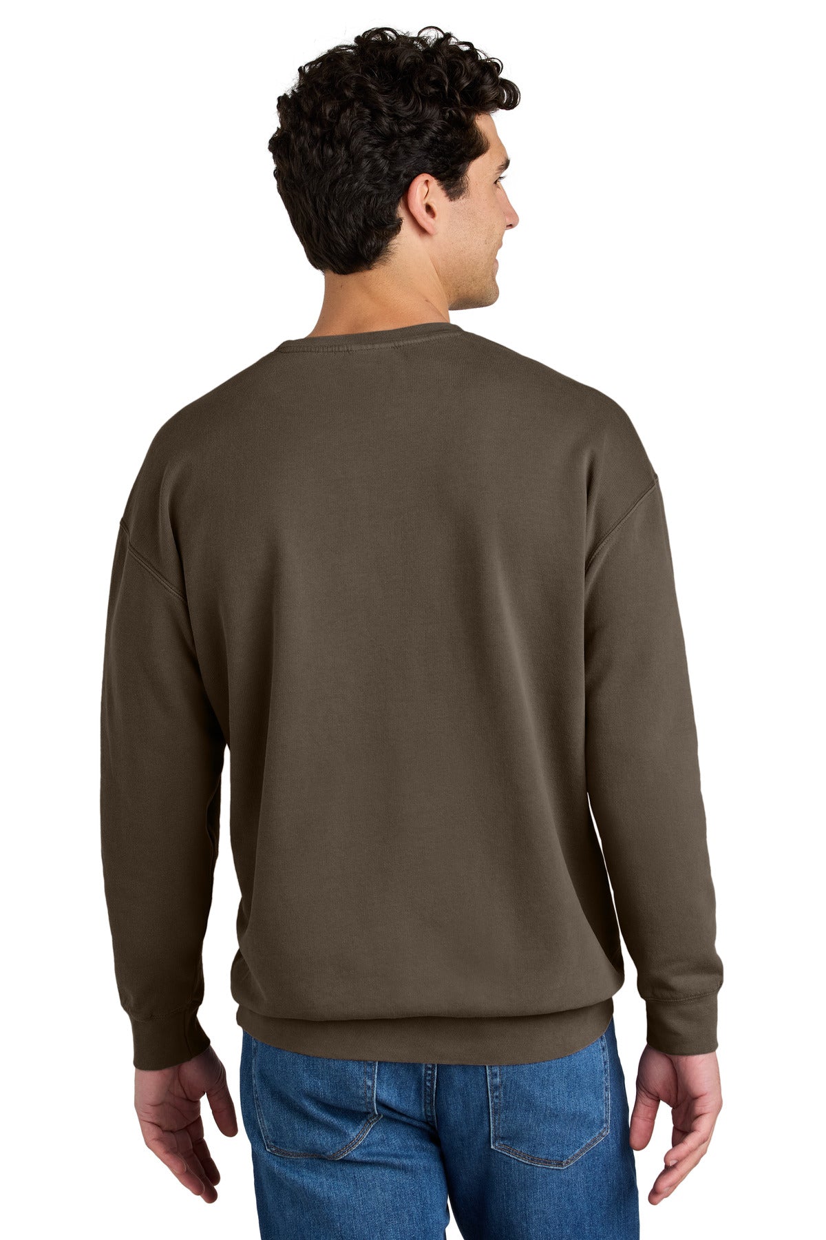 Comfort Colors Lightweight Crewneck Sweatshirt - Espresso