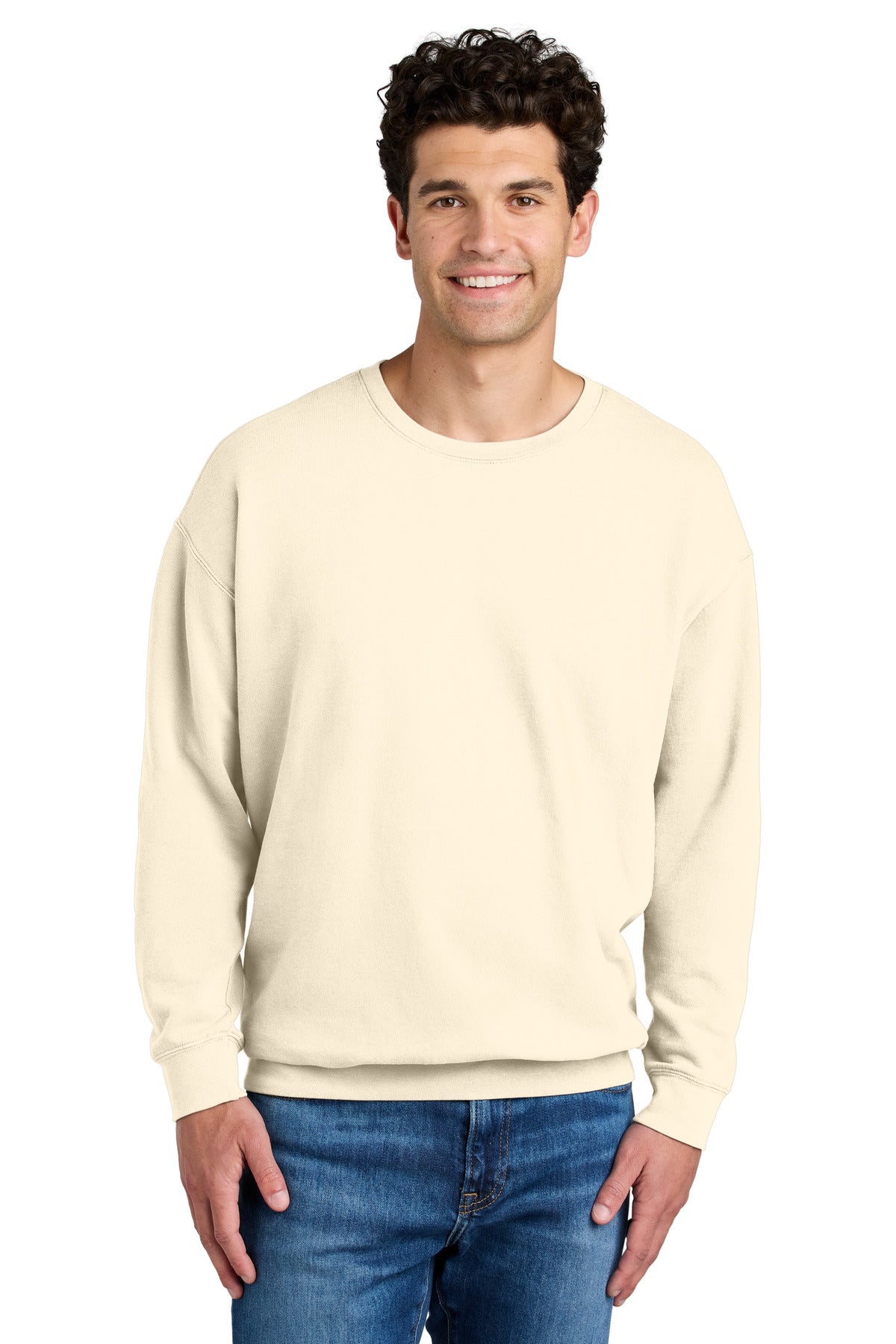 Comfort Colors Lightweight Crewneck Sweatshirt - Ivory