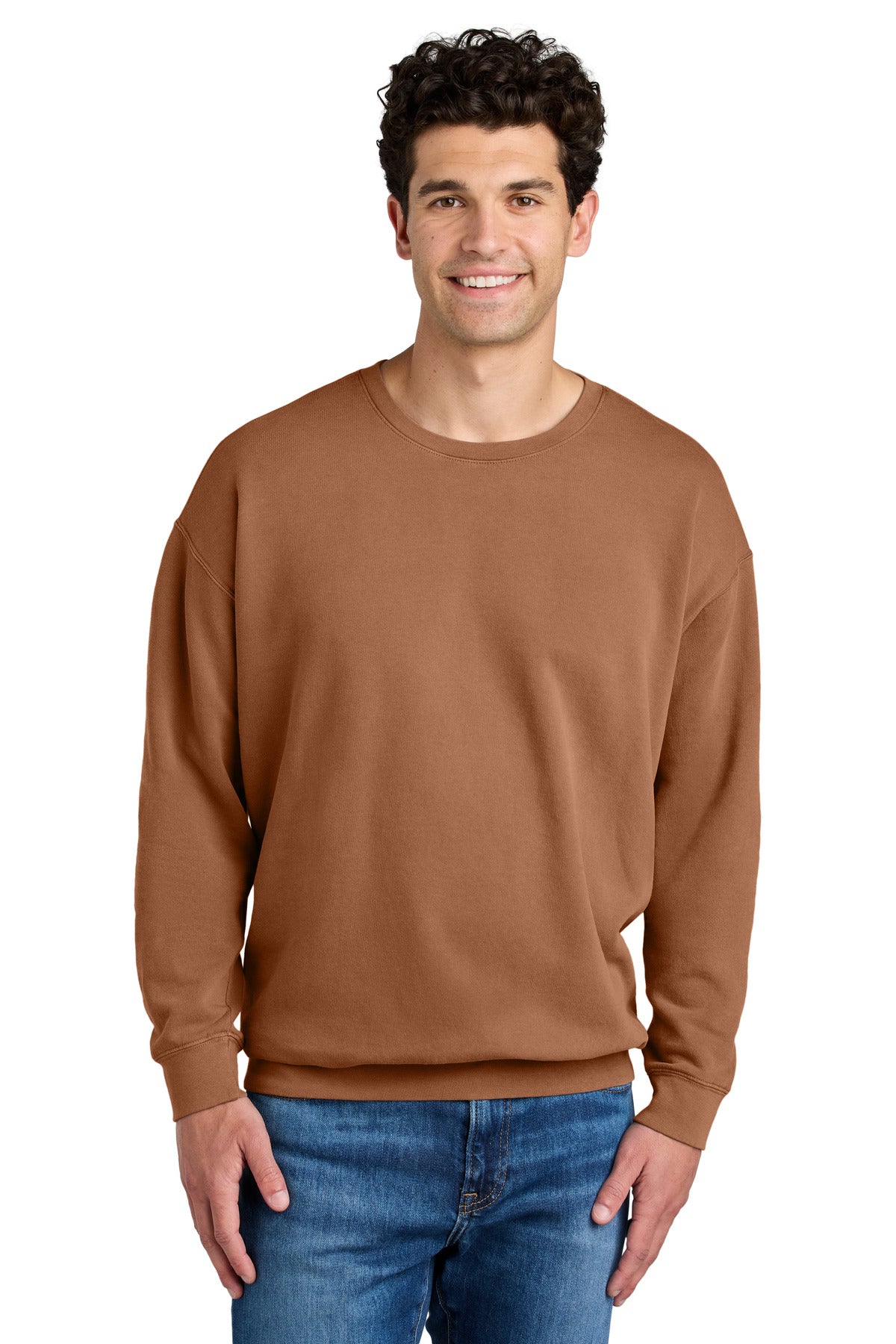 Comfort Colors Lightweight Crewneck Sweatshirt - Yam