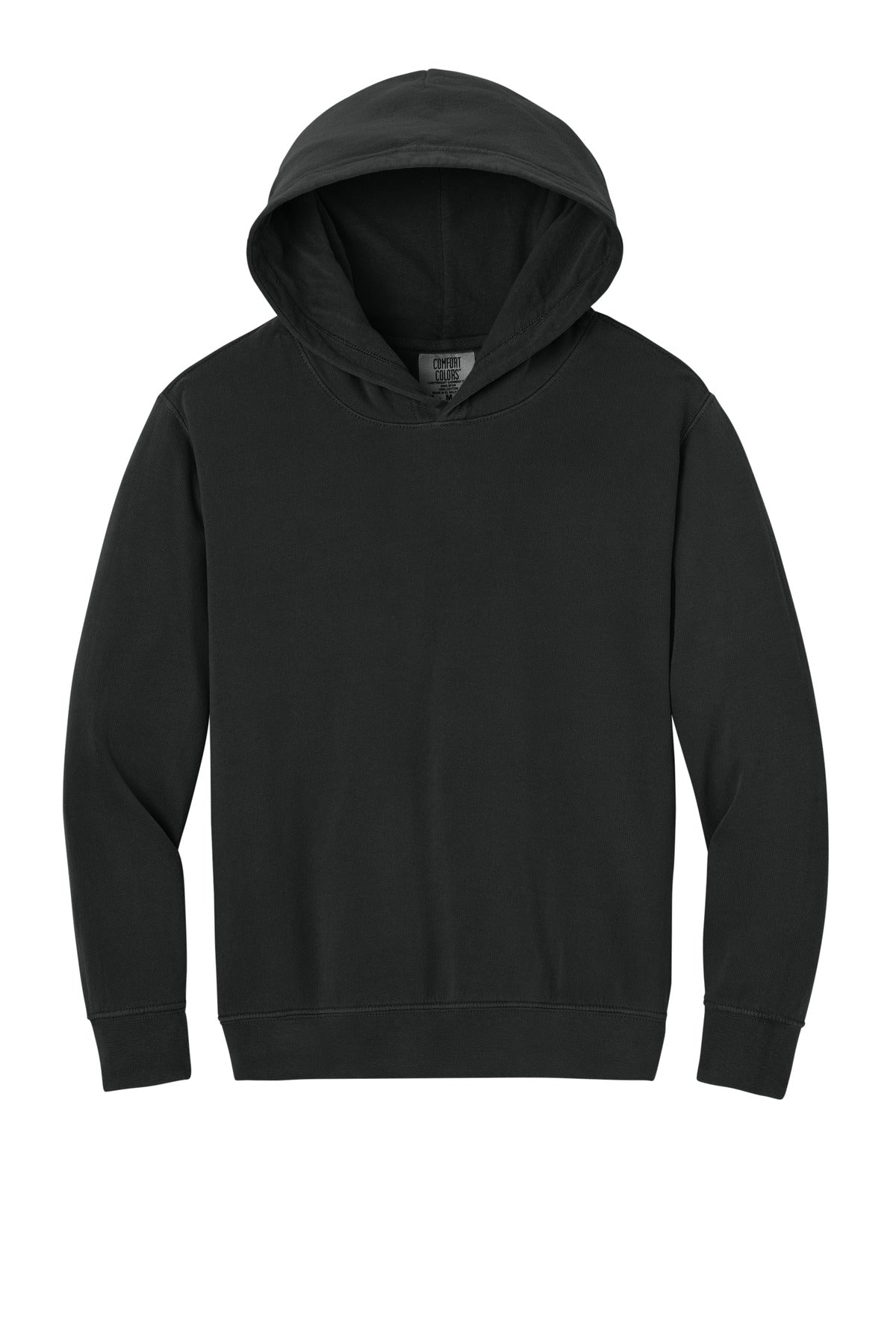 Comfort Colors Youth Lightweight Hooded Sweatshirt - Black