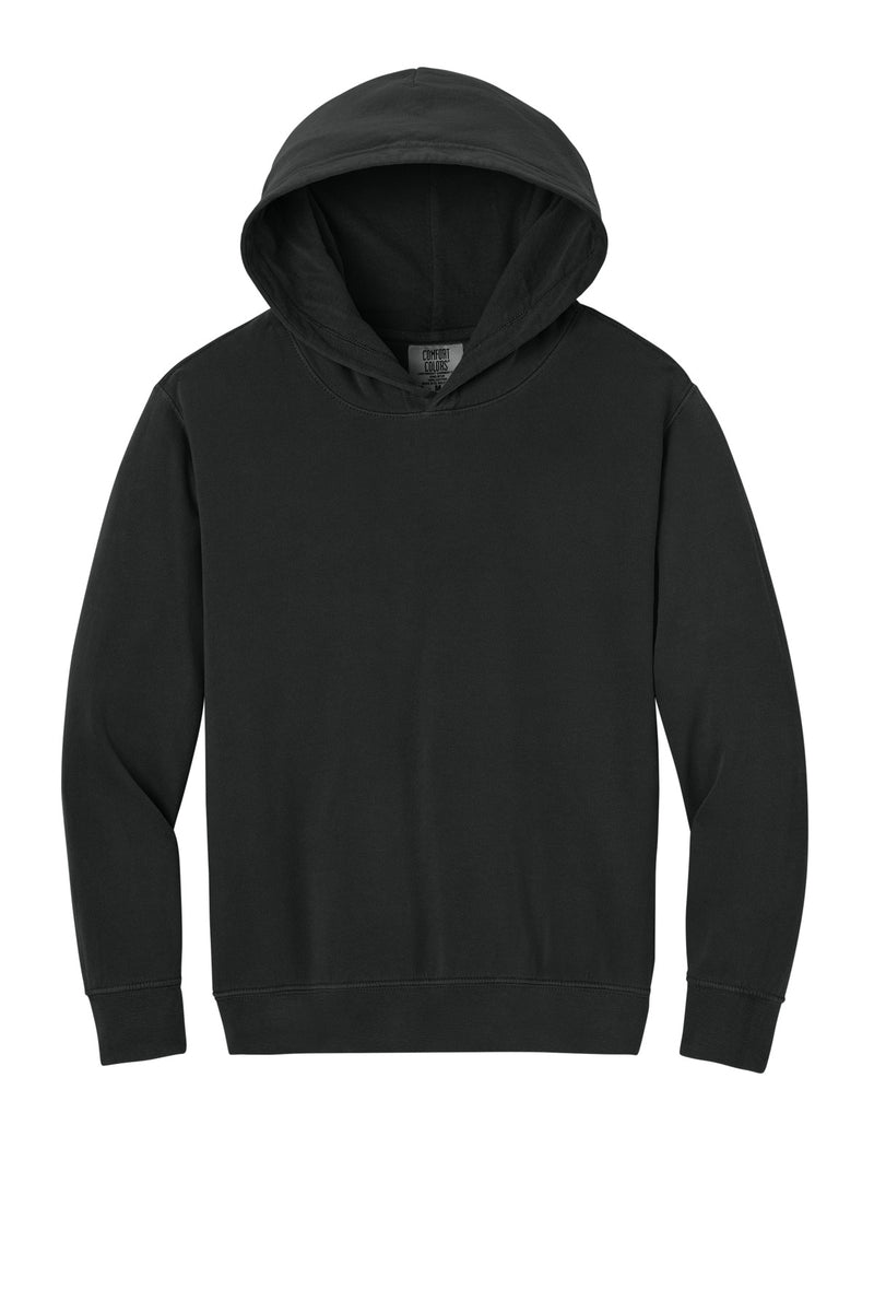 Comfort Colors Youth Lightweight Hooded Sweatshirt - Black
