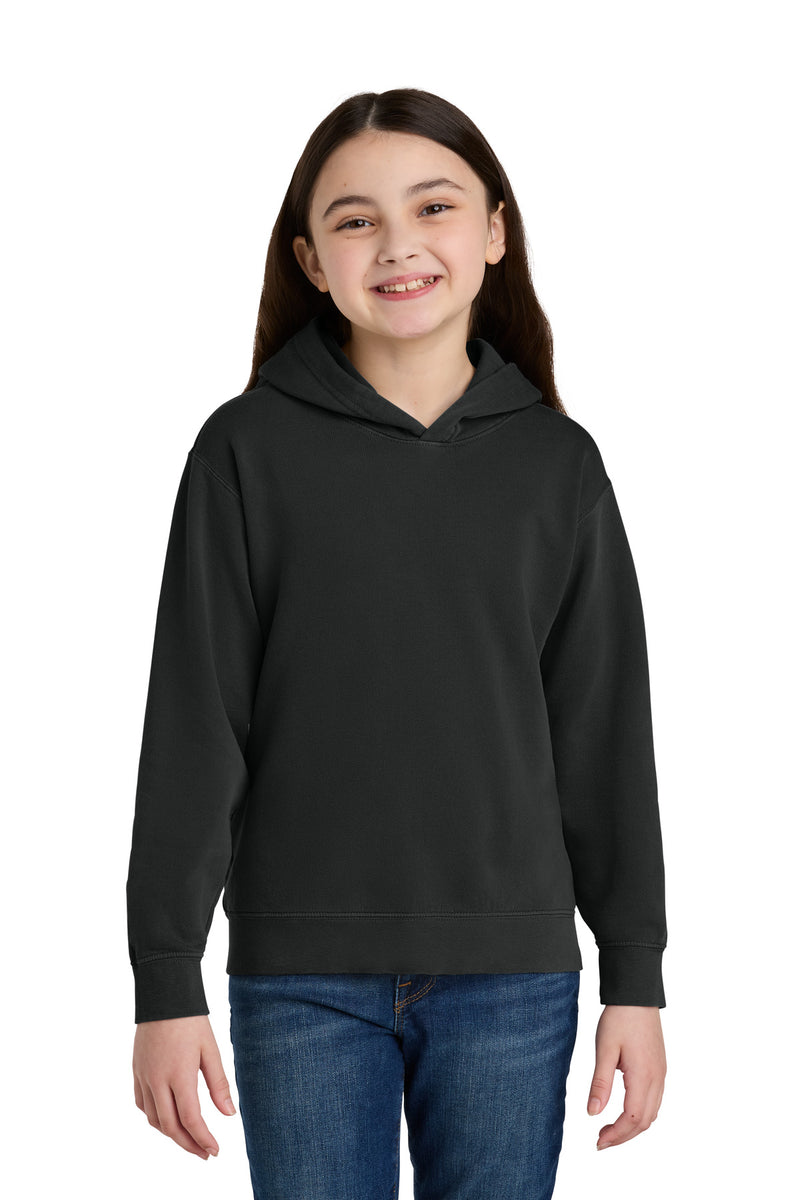 Comfort Colors Youth Lightweight Hooded Sweatshirt - Black