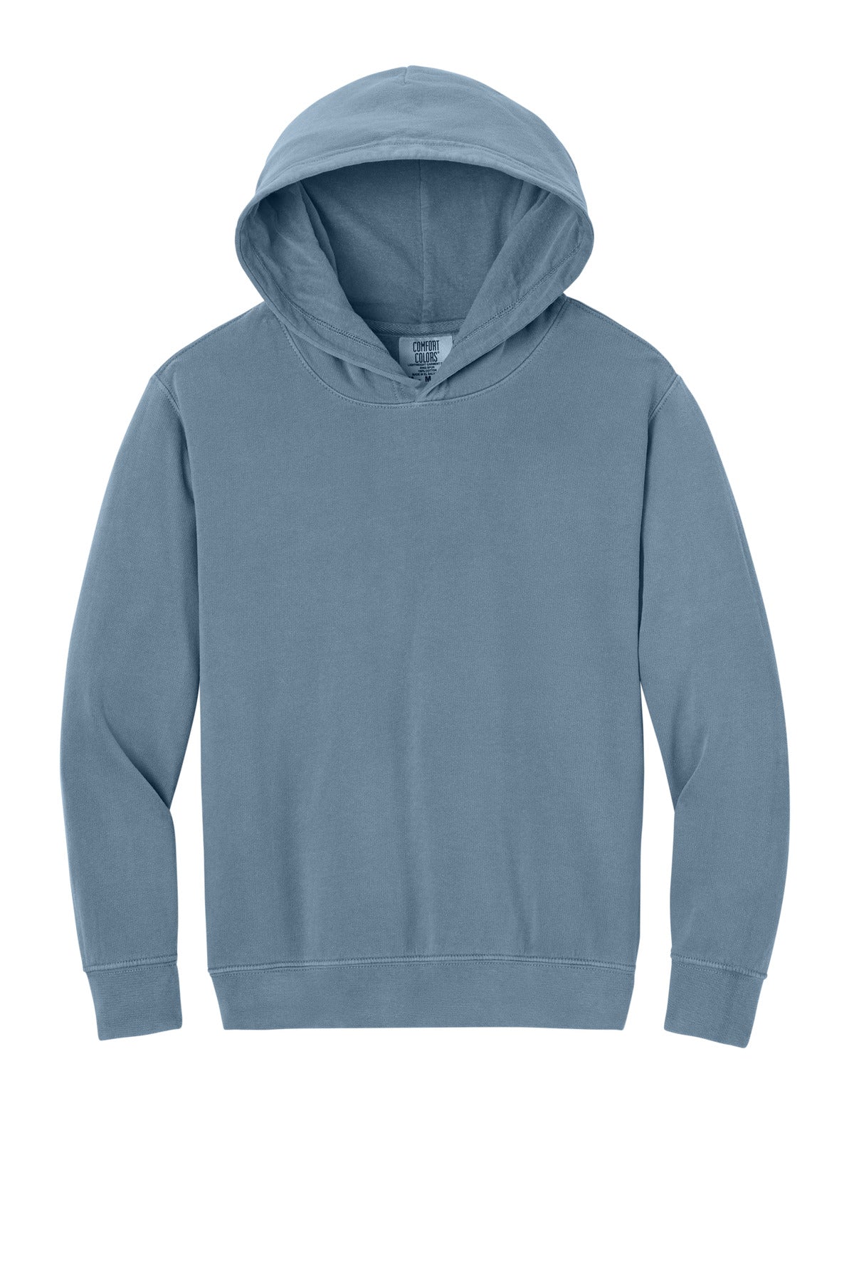 Comfort Colors Youth Lightweight Hooded Sweatshirt - Blue Jean