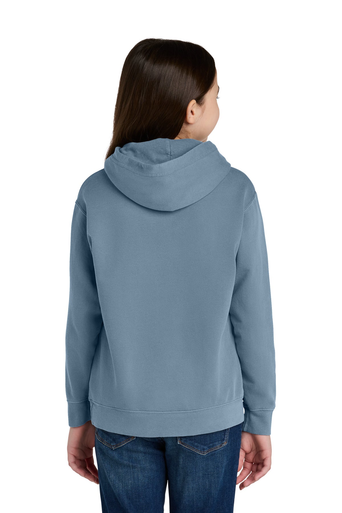 Comfort Colors Youth Lightweight Hooded Sweatshirt - Blue Jean