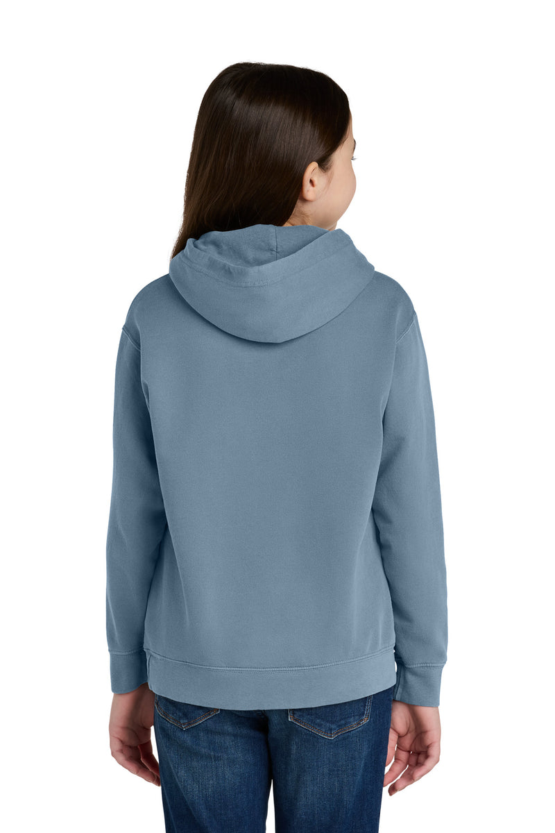 Comfort Colors Youth Lightweight Hooded Sweatshirt - Blue Jean