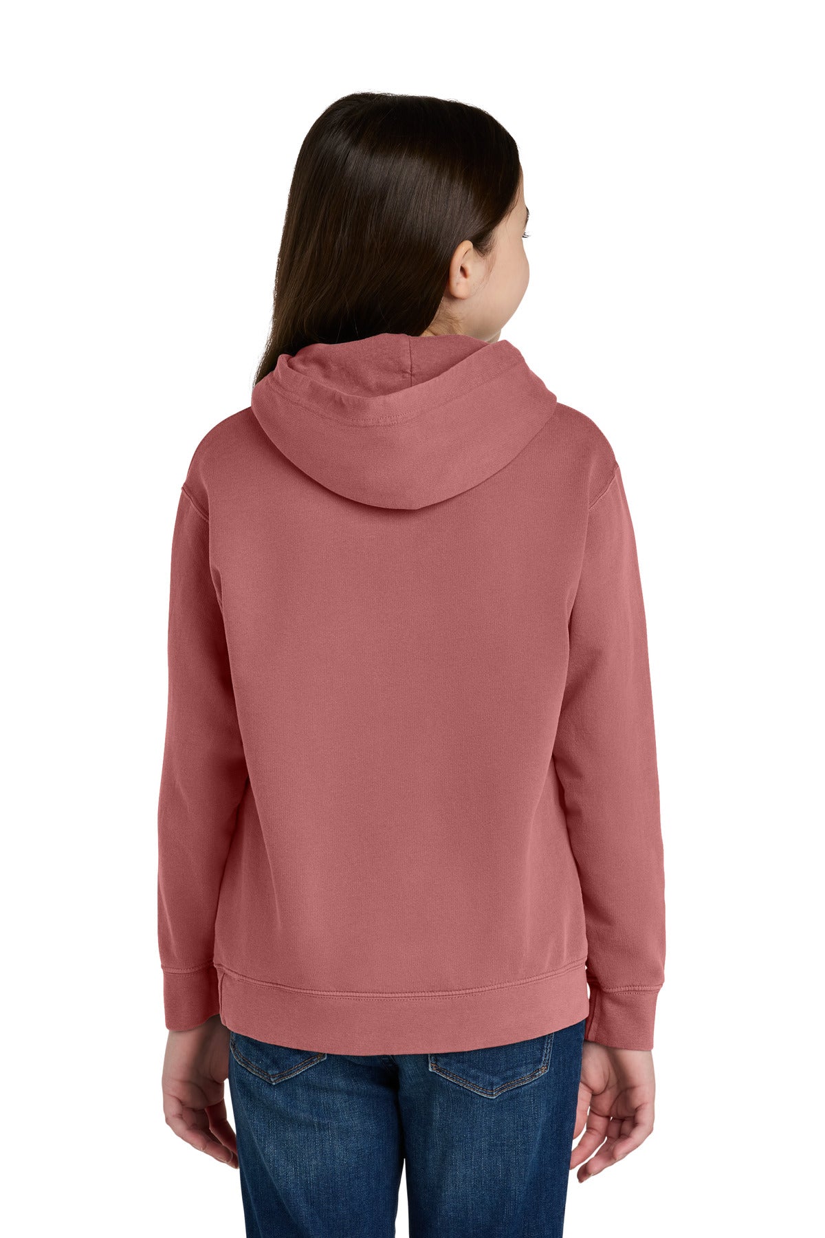Comfort Colors Youth Lightweight Hooded Sweatshirt - Crimson