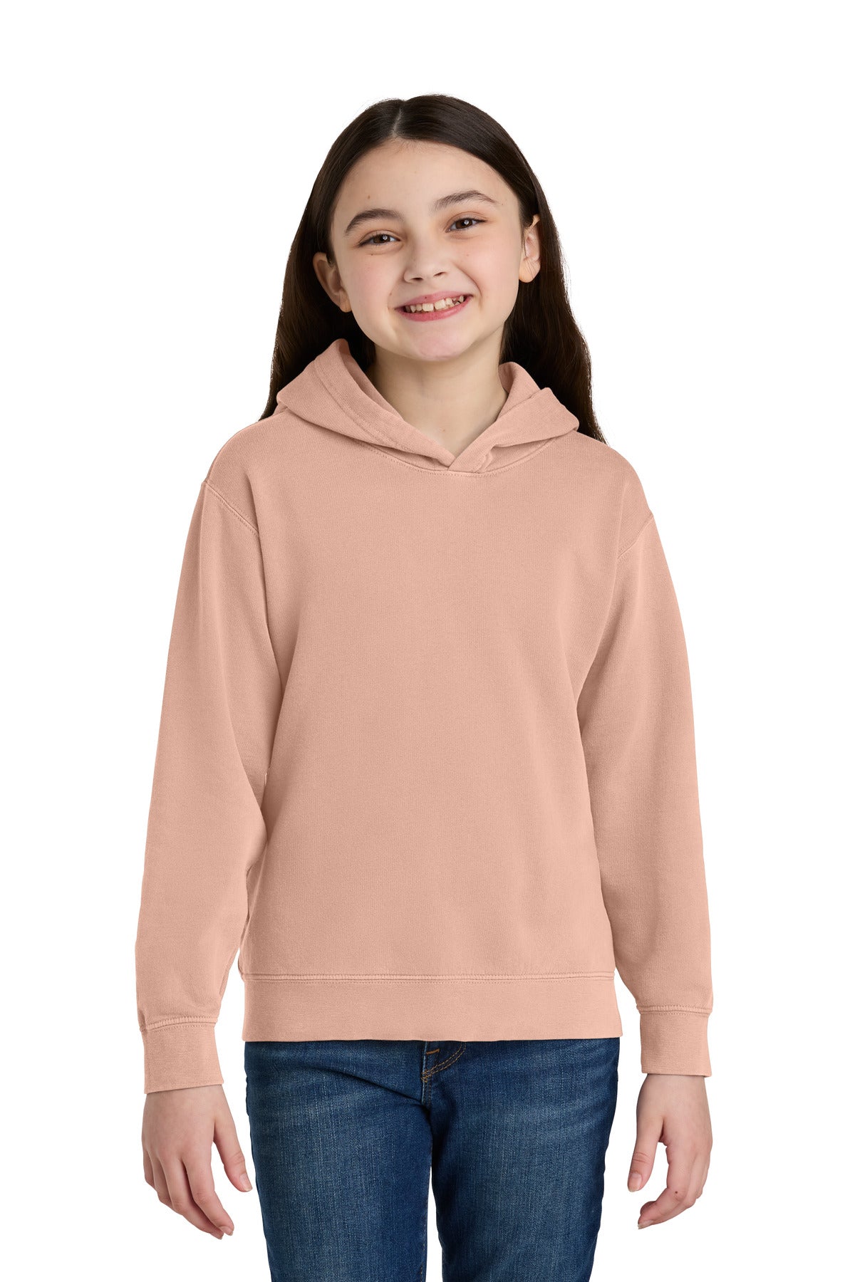 Comfort Colors Youth Lightweight Hooded Sweatshirt - Peachy