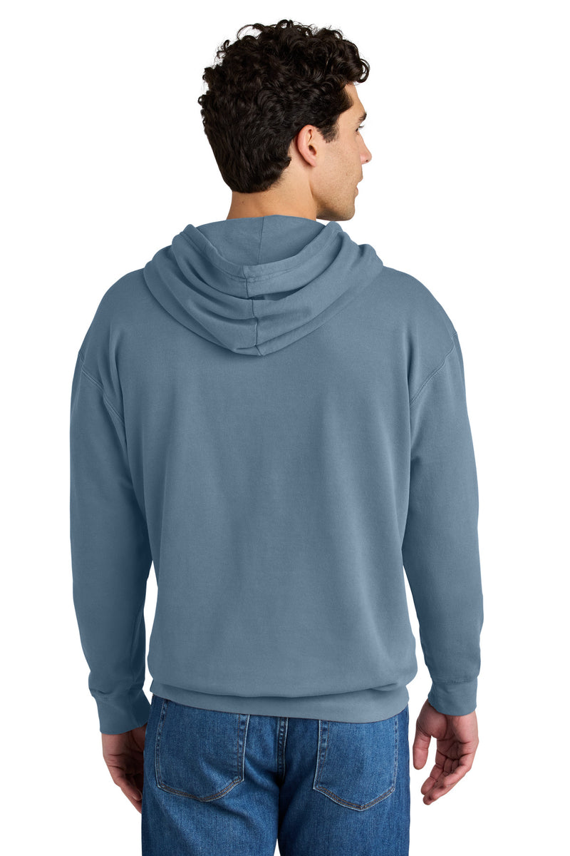 Comfort Colors Lightweight Hooded Sweatshirt - Blue Jean