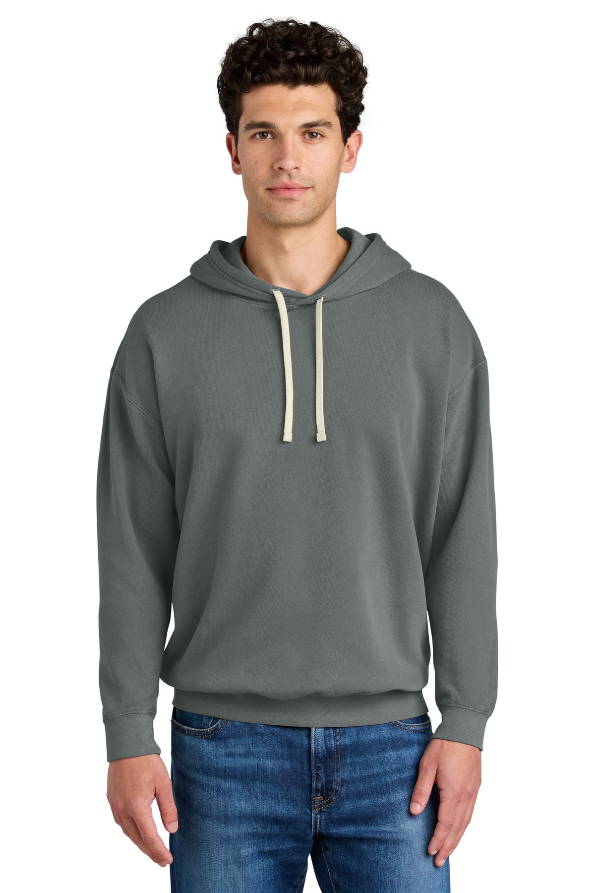 Comfort Colors Lightweight Hooded Sweatshirt - Grey