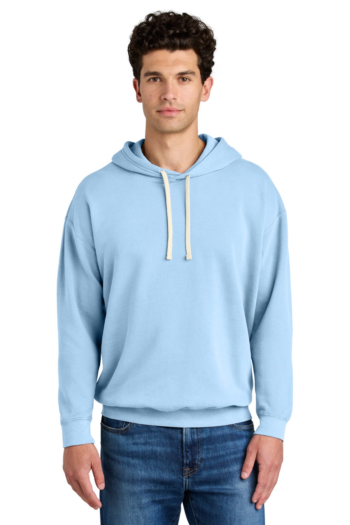 Comfort Colors Lightweight Hooded Sweatshirt - Hydrangea