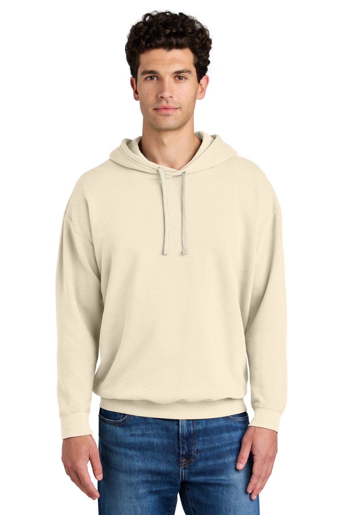 Comfort Colors Lightweight Hooded Sweatshirt - Ivory