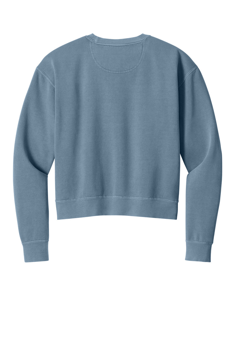 Comfort Colors Women's Mid-Length Crewneck Sweatshirt - Blue Jean