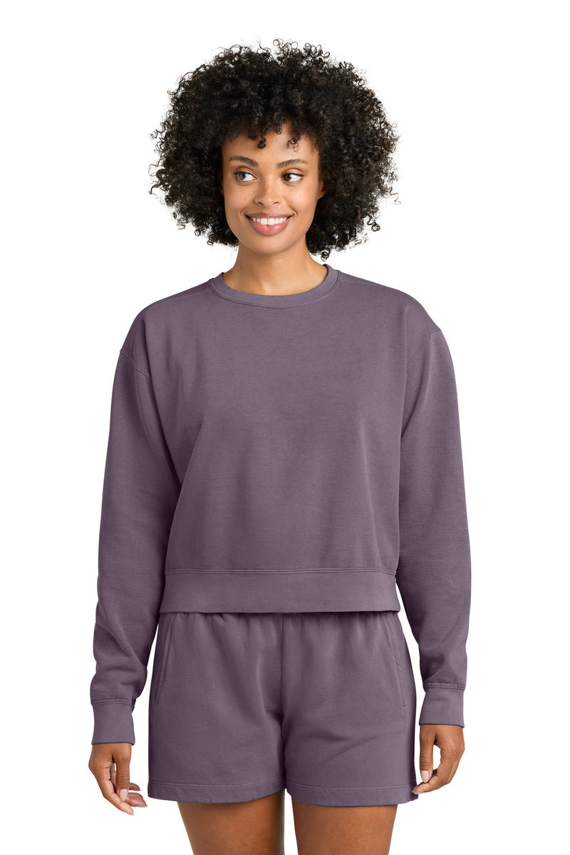 Comfort Colors Women's Mid-Length Crewneck Sweatshirt - Dusk