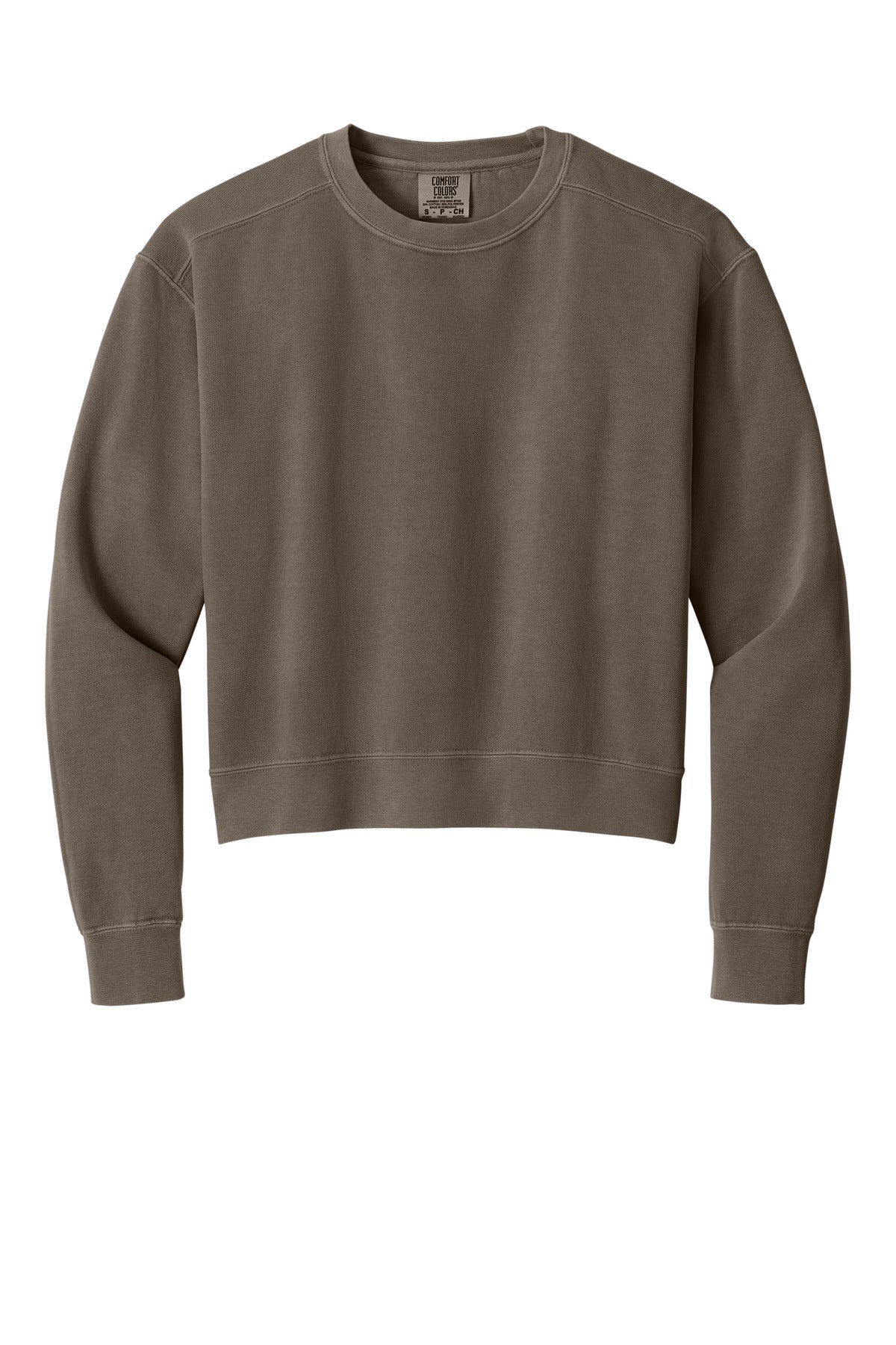 Comfort Colors Women's Mid-Length Crewneck Sweatshirt - Espresso