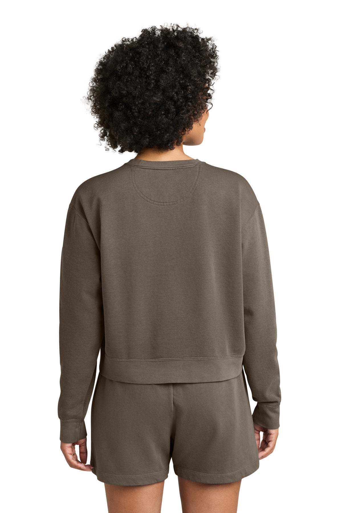 Comfort Colors Women's Mid-Length Crewneck Sweatshirt - Espresso