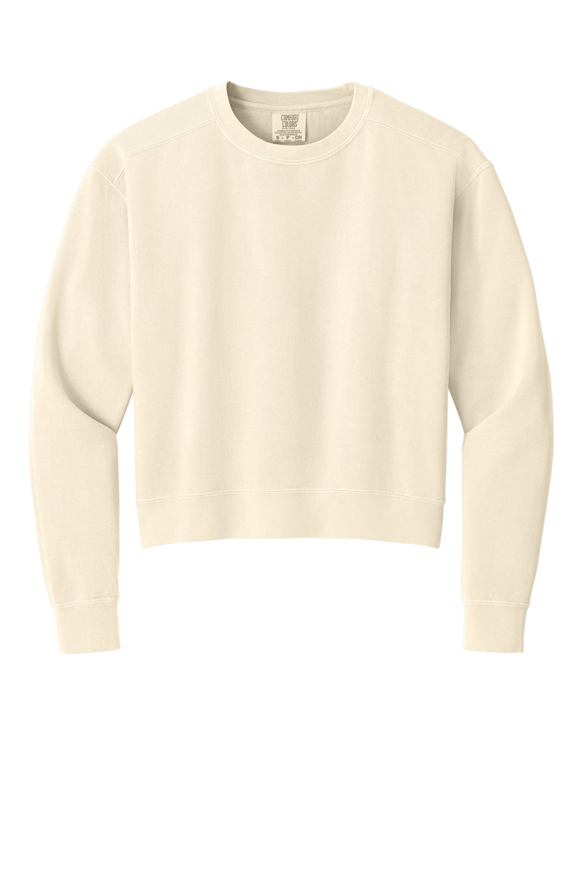 Comfort Colors Women's Mid-Length Crewneck Sweatshirt - Ivory