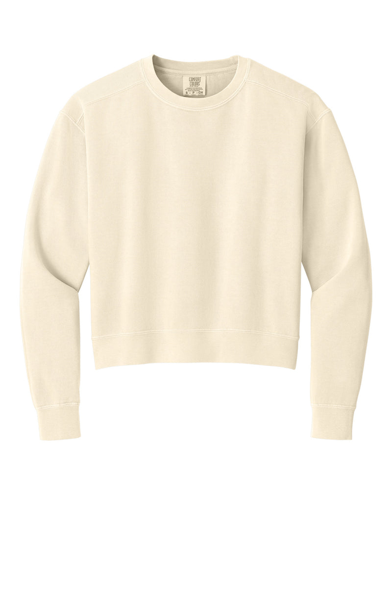 Comfort Colors Women's Mid-Length Crewneck Sweatshirt - Ivory