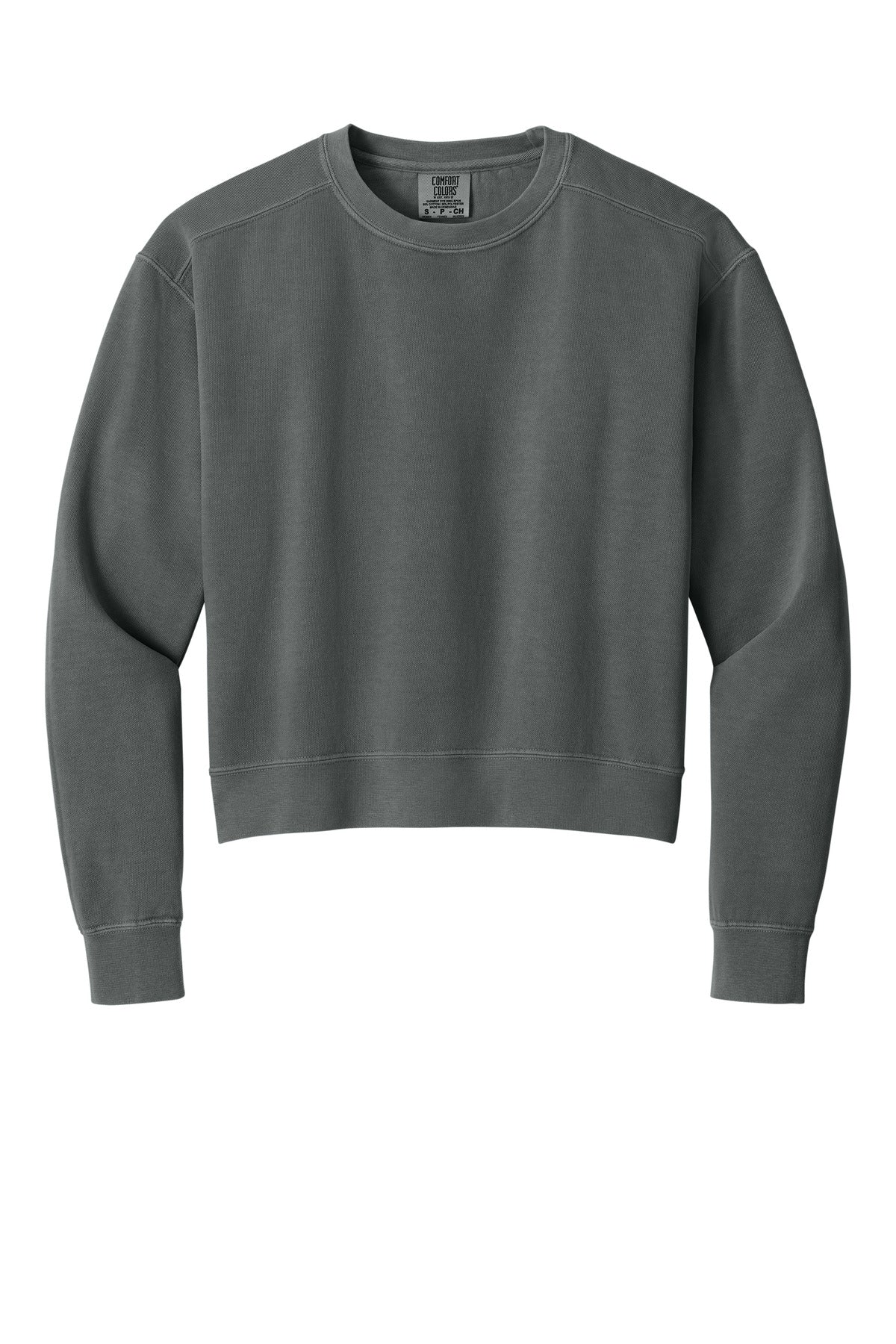 Comfort Colors Women's Mid-Length Crewneck Sweatshirt - Pepper