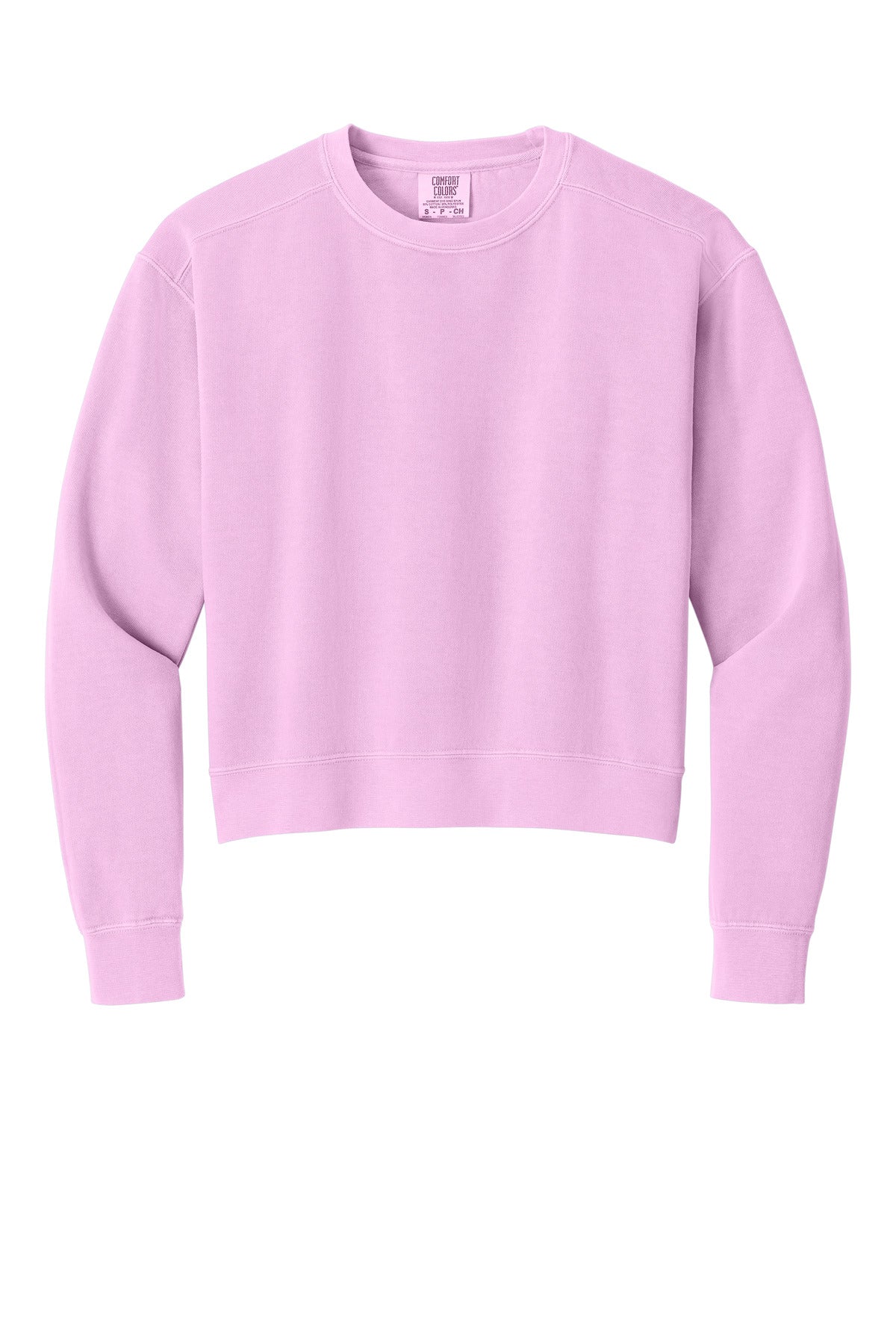 Comfort Colors Women's Mid-Length Crewneck Sweatshirt - Rose Quartz