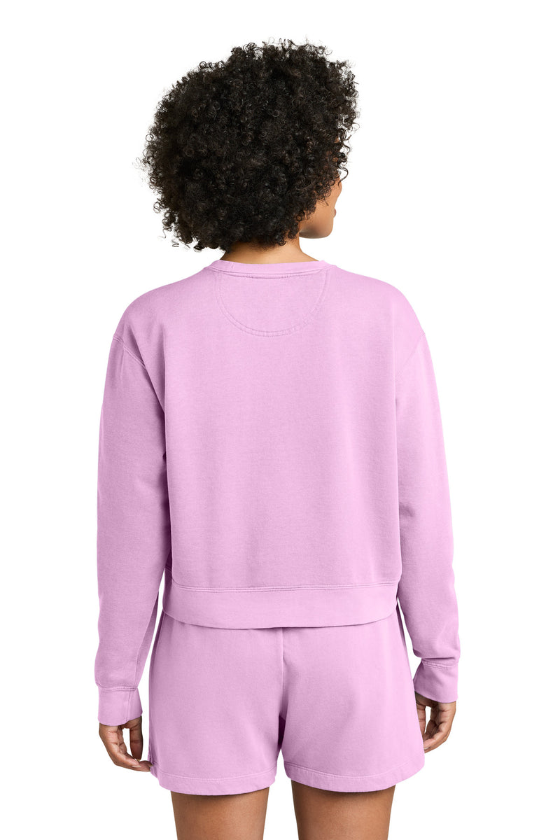 Comfort Colors Women's Mid-Length Crewneck Sweatshirt - Rose Quartz