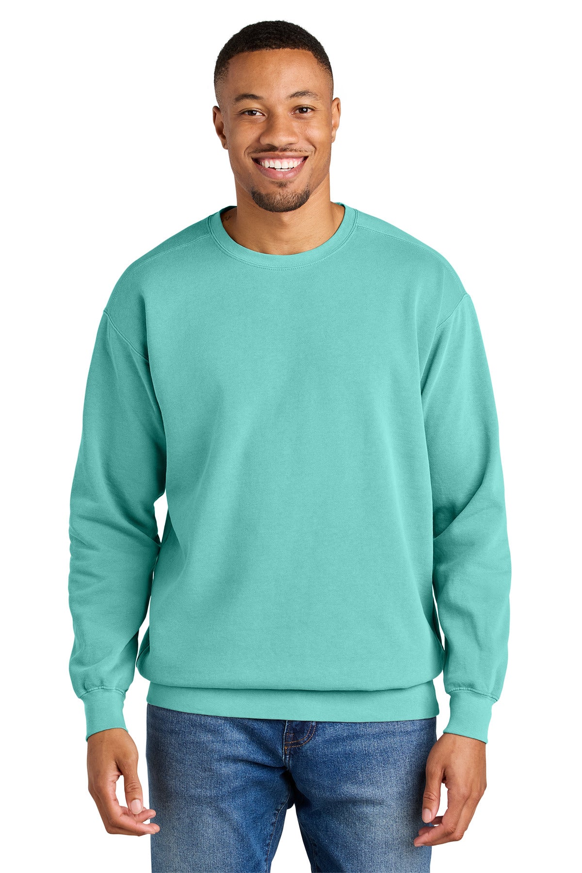 COMFORT COLORS  Ring Spun Crewneck Sweatshirt - Chalky Mint