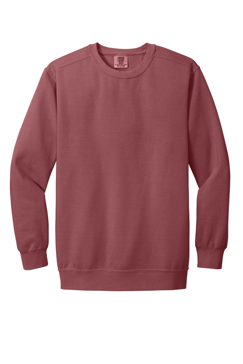 COMFORT COLORS  Ring Spun Crewneck Sweatshirt - Crimson