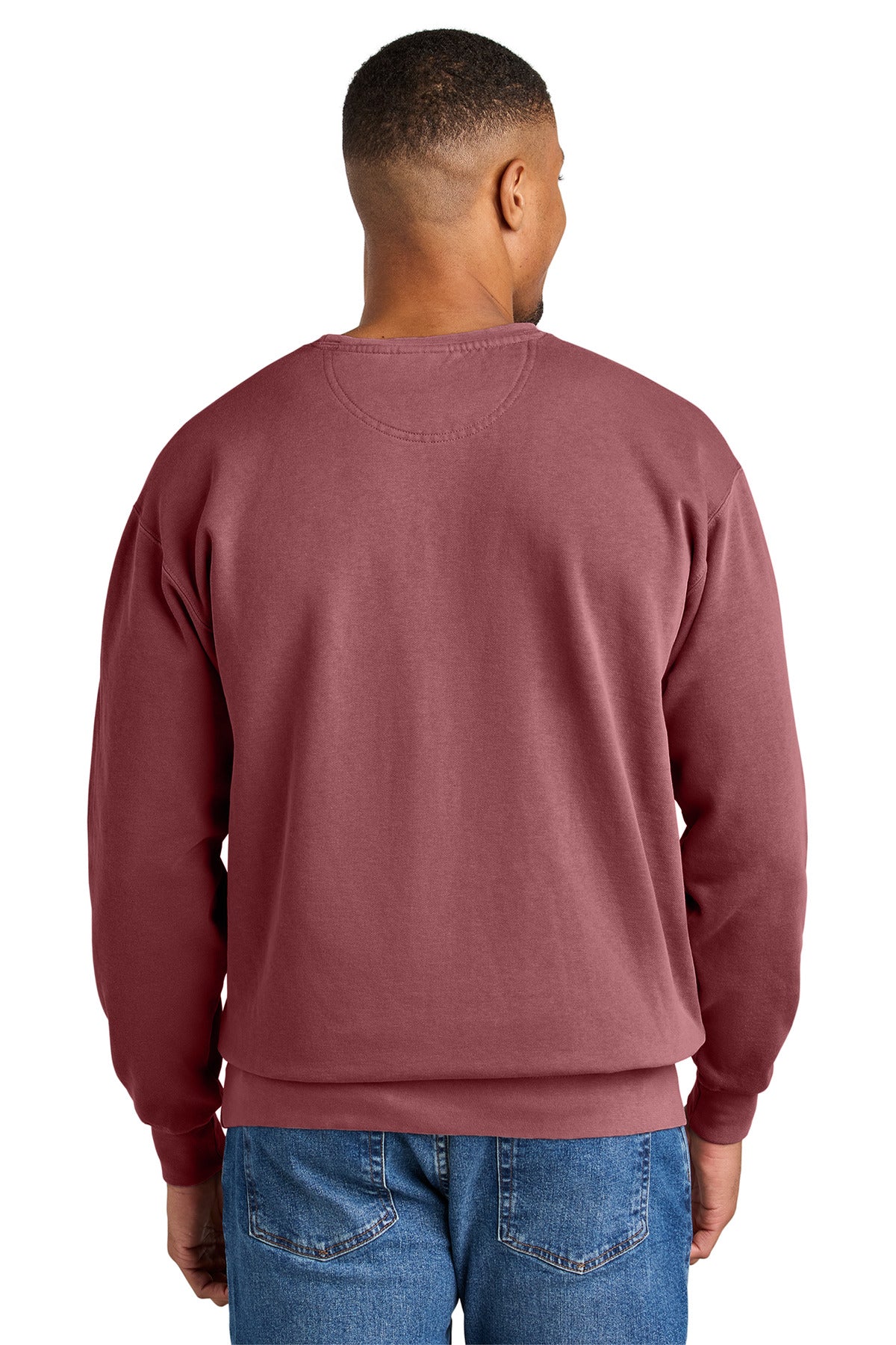 COMFORT COLORS  Ring Spun Crewneck Sweatshirt - Crimson