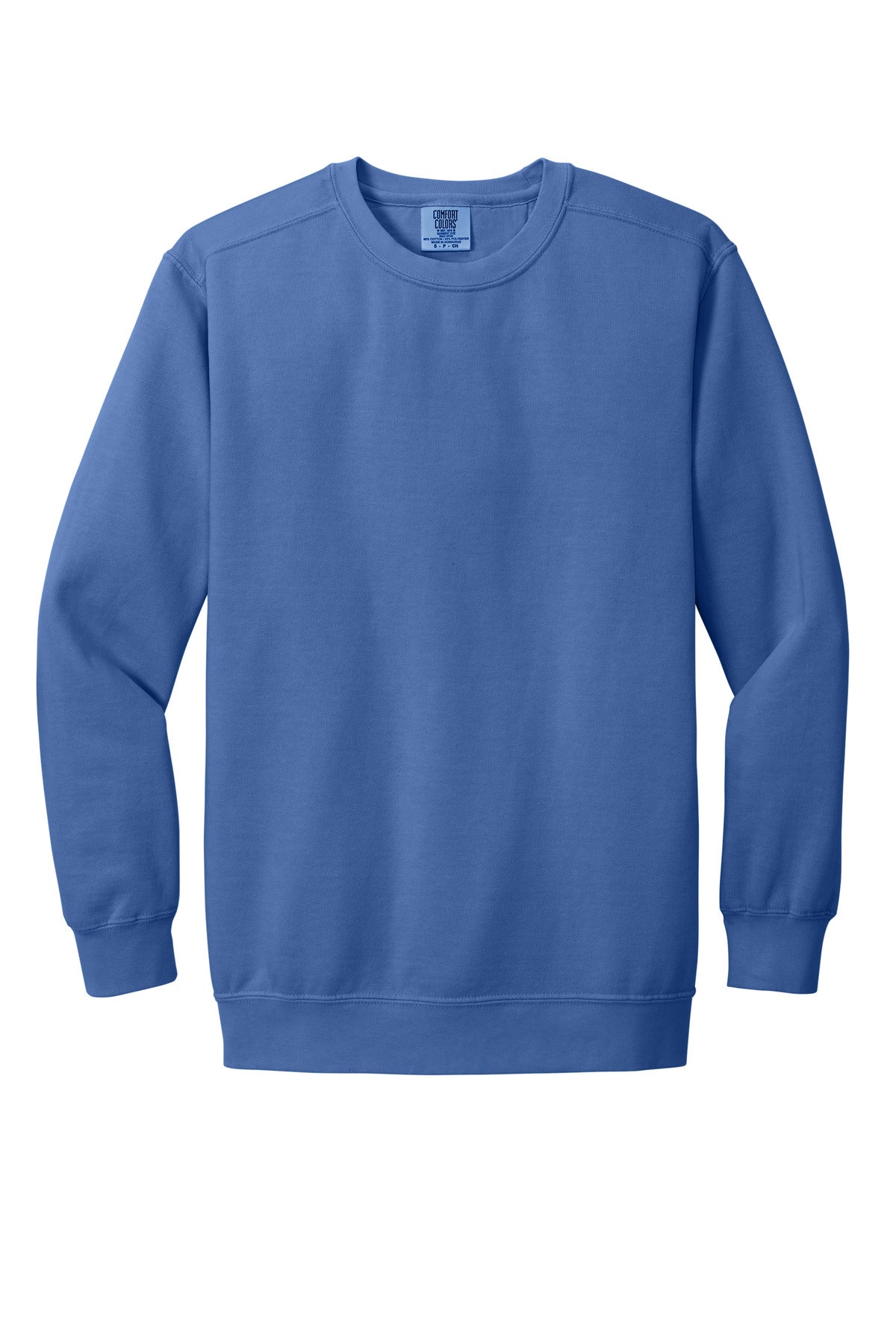 COMFORT COLORS  Ring Spun Crewneck Sweatshirt - Flo Blue