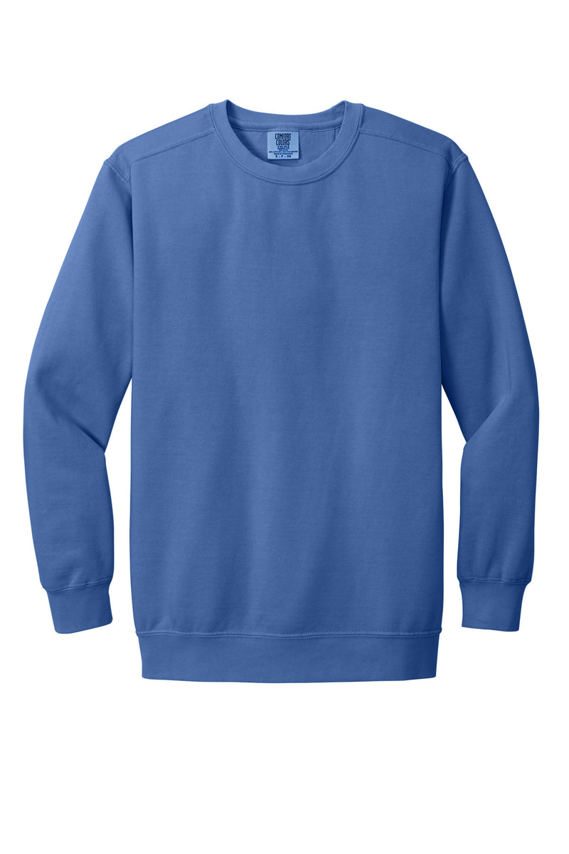 COMFORT COLORS  Ring Spun Crewneck Sweatshirt - Flo Blue