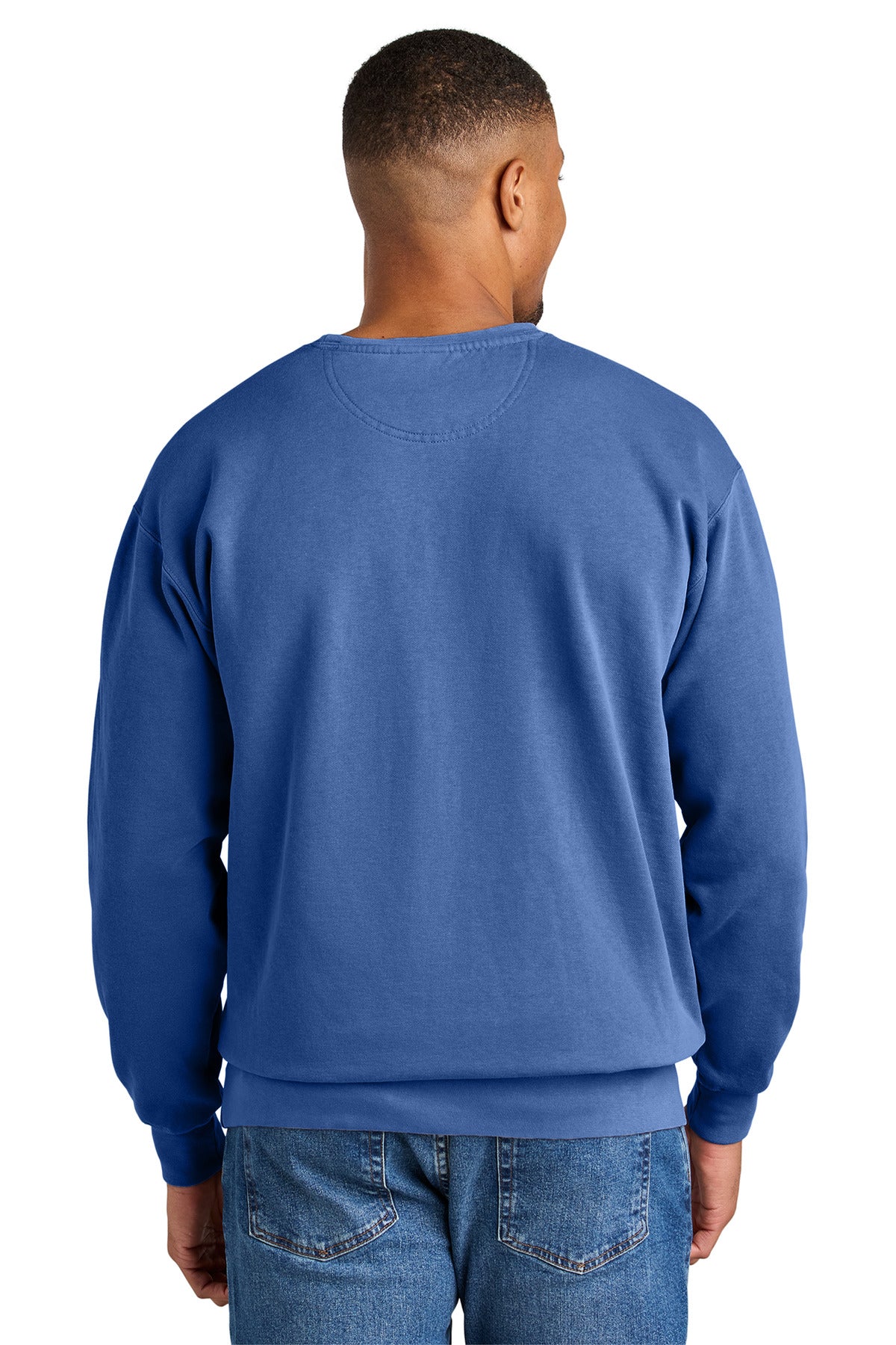 COMFORT COLORS  Ring Spun Crewneck Sweatshirt - Flo Blue