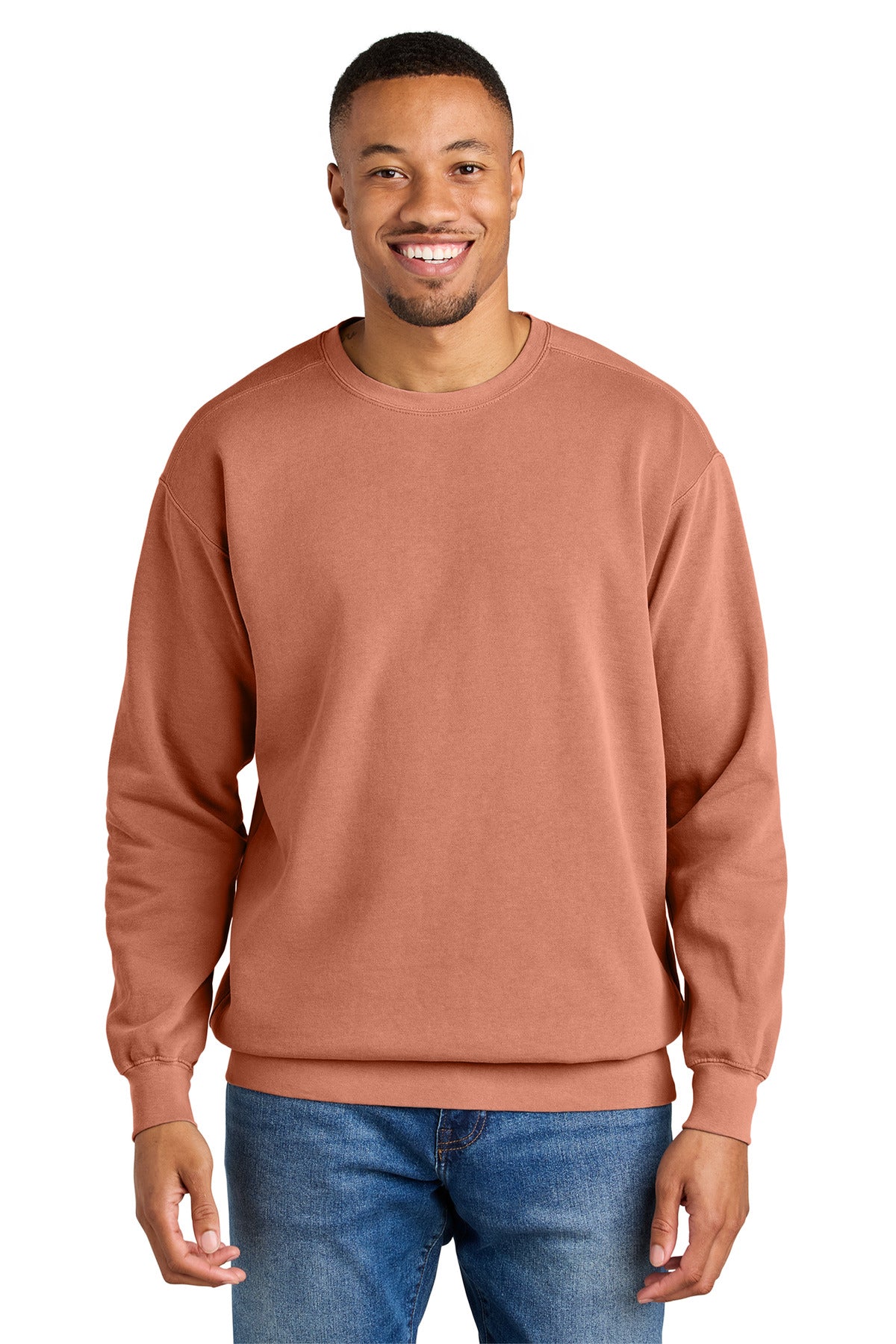COMFORT COLORS  Ring Spun Crewneck Sweatshirt - Terracotta