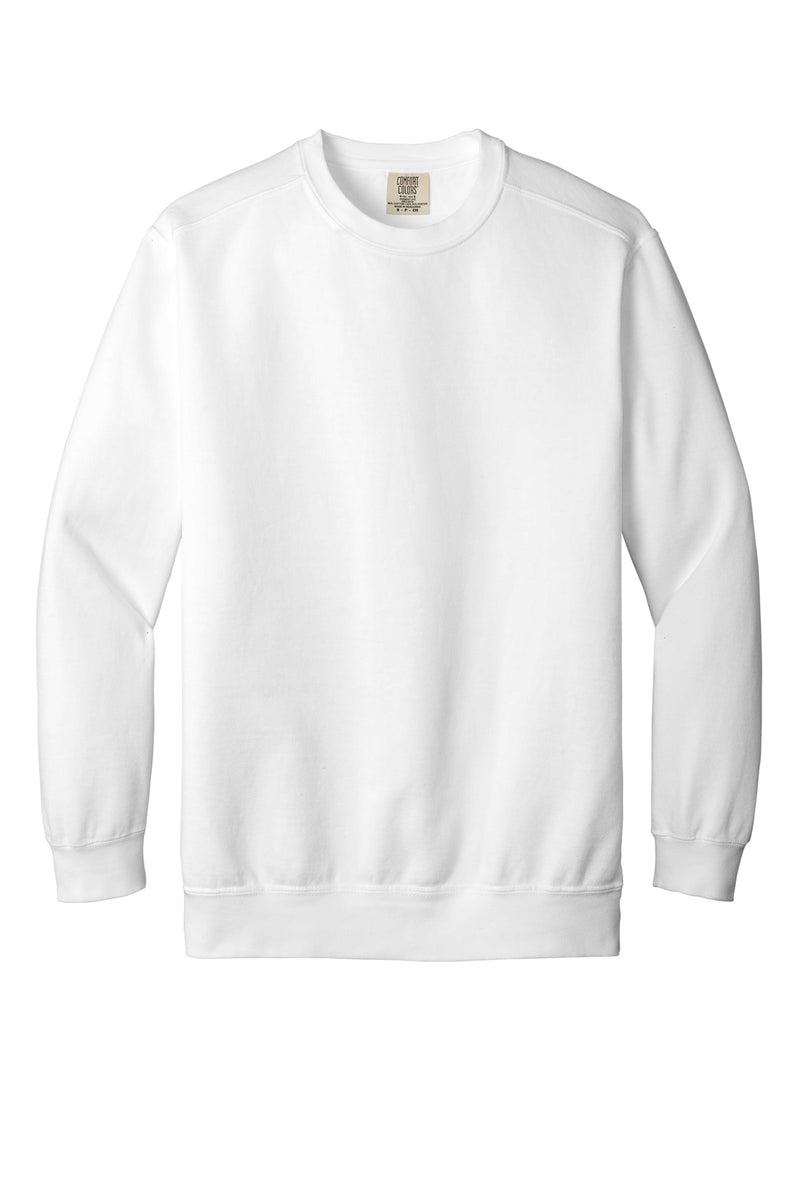 COMFORT COLORS  Ring Spun Crewneck Sweatshirt - White