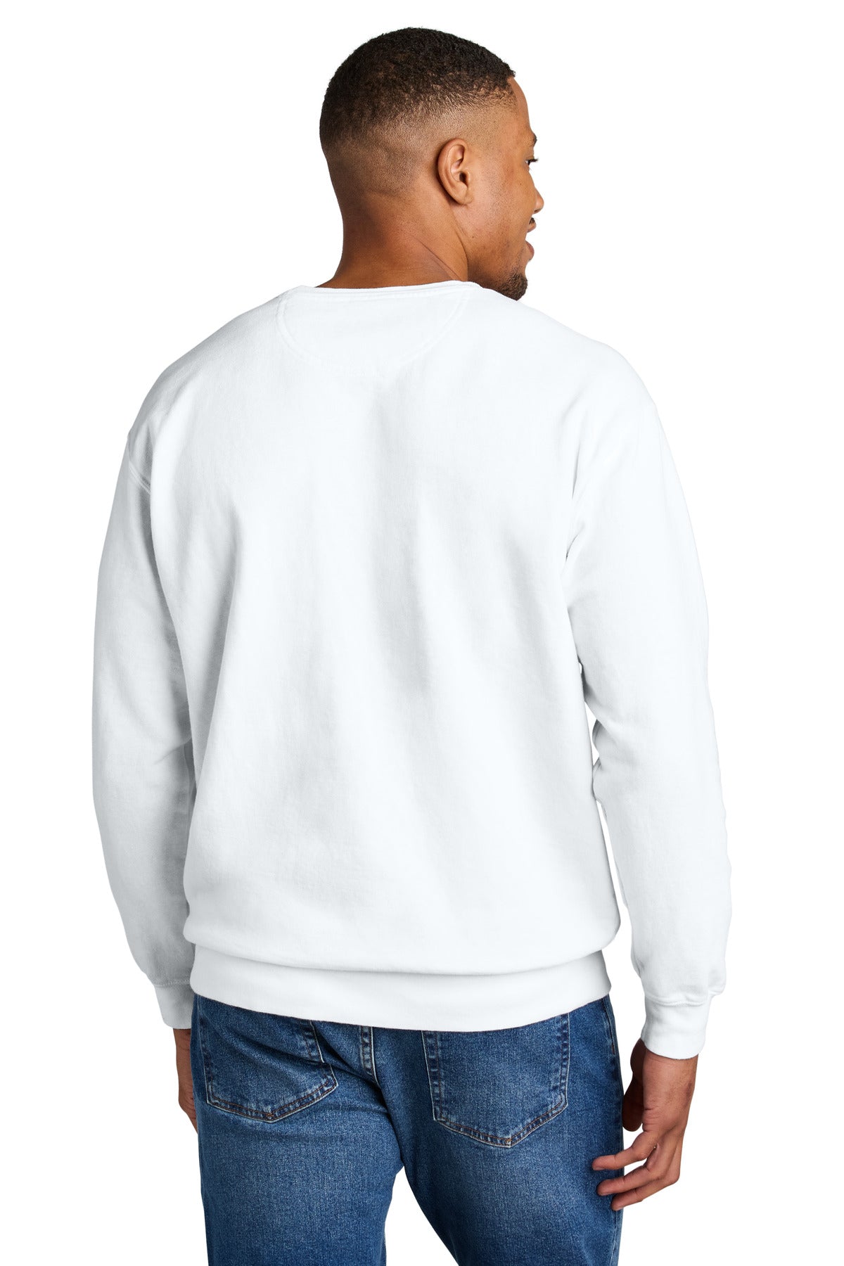 COMFORT COLORS  Ring Spun Crewneck Sweatshirt - White