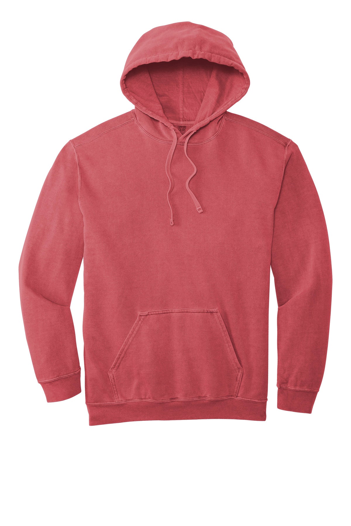 COMFORT COLORS  Ring Spun Hooded Sweatshirt - Crimson