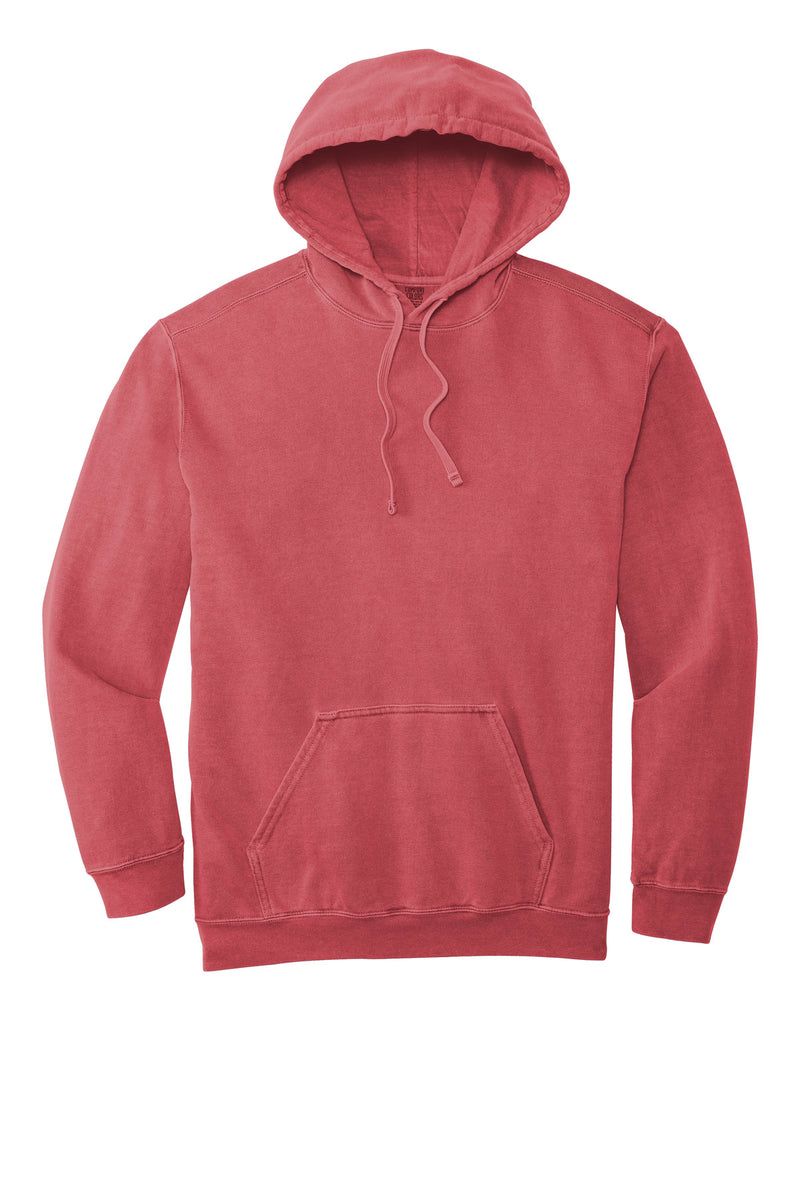 COMFORT COLORS  Ring Spun Hooded Sweatshirt - Crimson