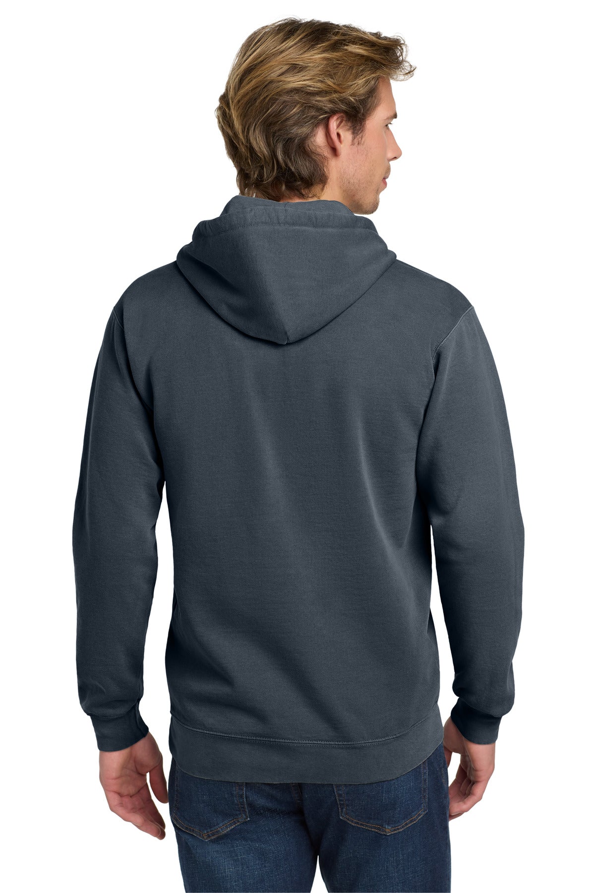 COMFORT COLORS  Ring Spun Hooded Sweatshirt - Denim