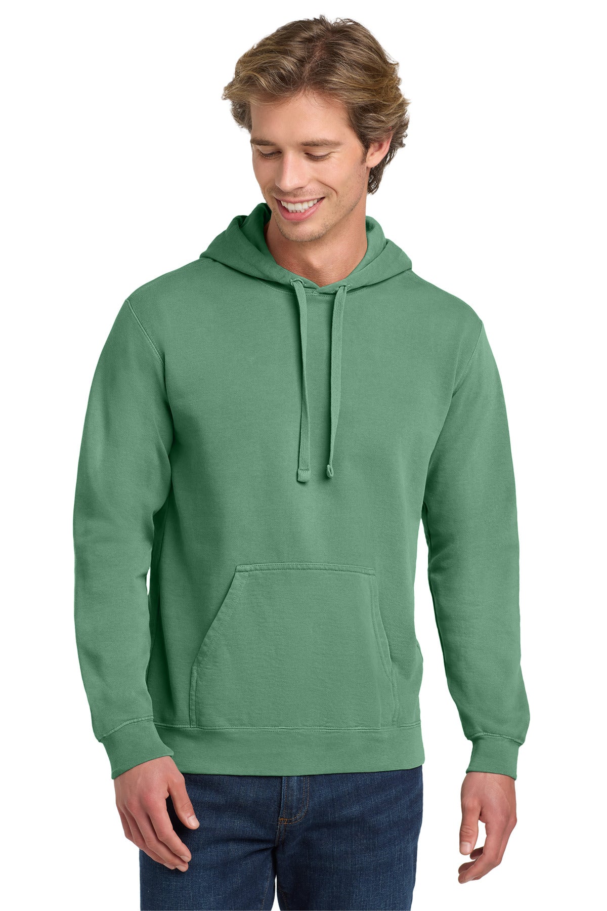 COMFORT COLORS  Ring Spun Hooded Sweatshirt - Light Green